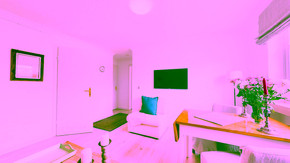 Traumhaftes Landhausambiente: 2-Zimmer-Wohnung in Hörnum - Wohnzimmer